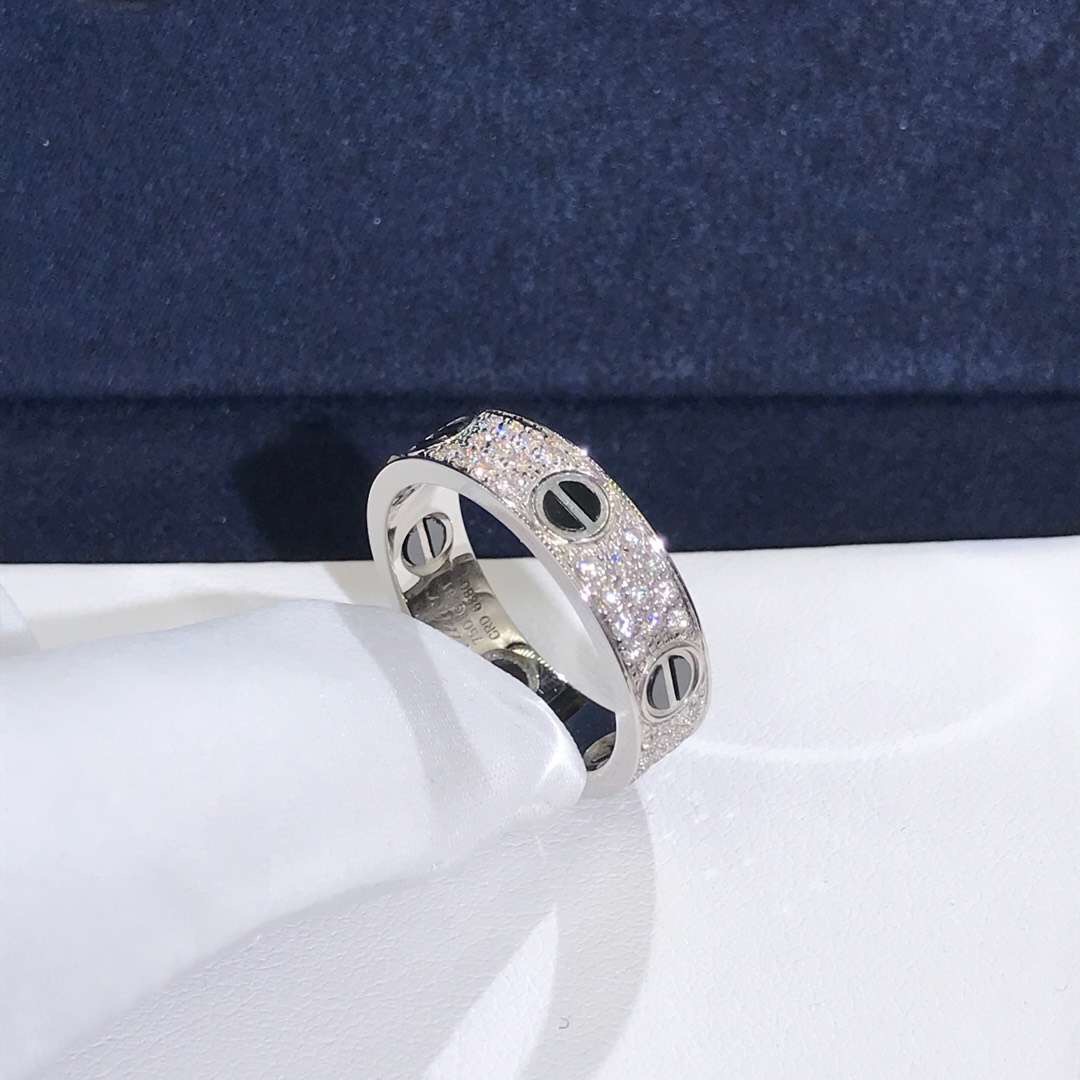 Cartier ring full 2025 diamond