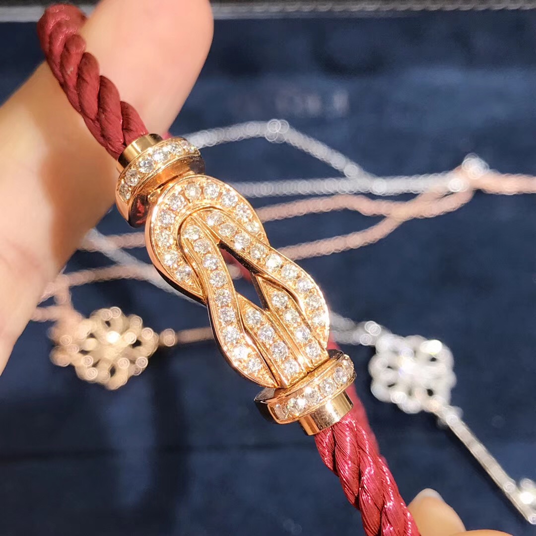 Fred Chance Infinie Series 18K Rose Gold With Diamond Bracelet 0B0128-6B0217