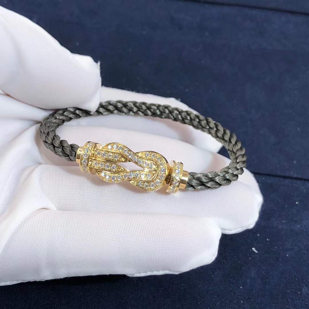 Fred Chance Infinie Series 18K Yellow Gold Full Diamonds Bracelet 0B0103-6B1009