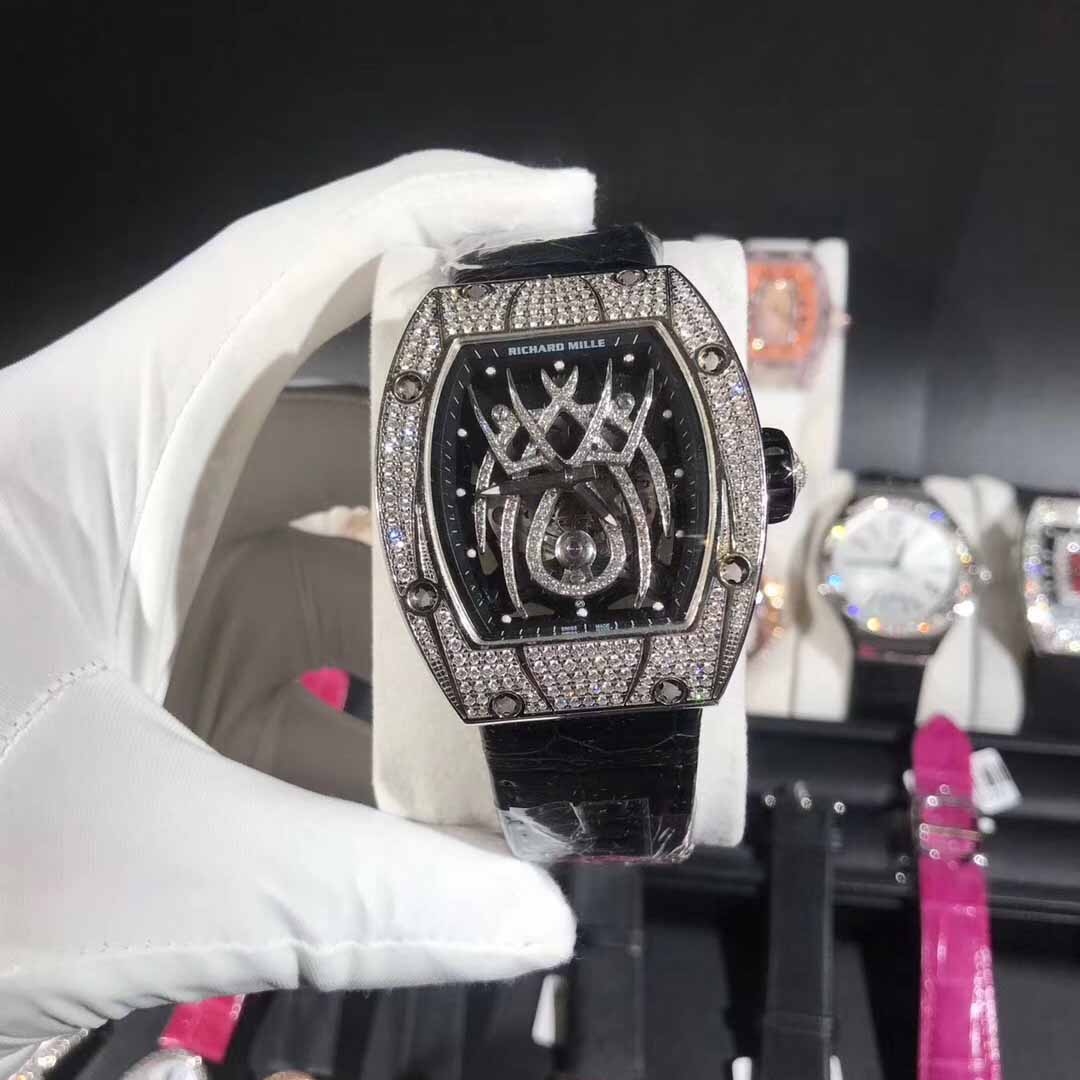 Richard Mille RM19-01 18k Gold Diamond Watch Custom Made