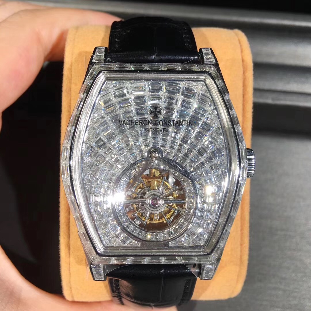 Vacheron Constantin Malte 18k Gold Full Diamond Watch Custom Made