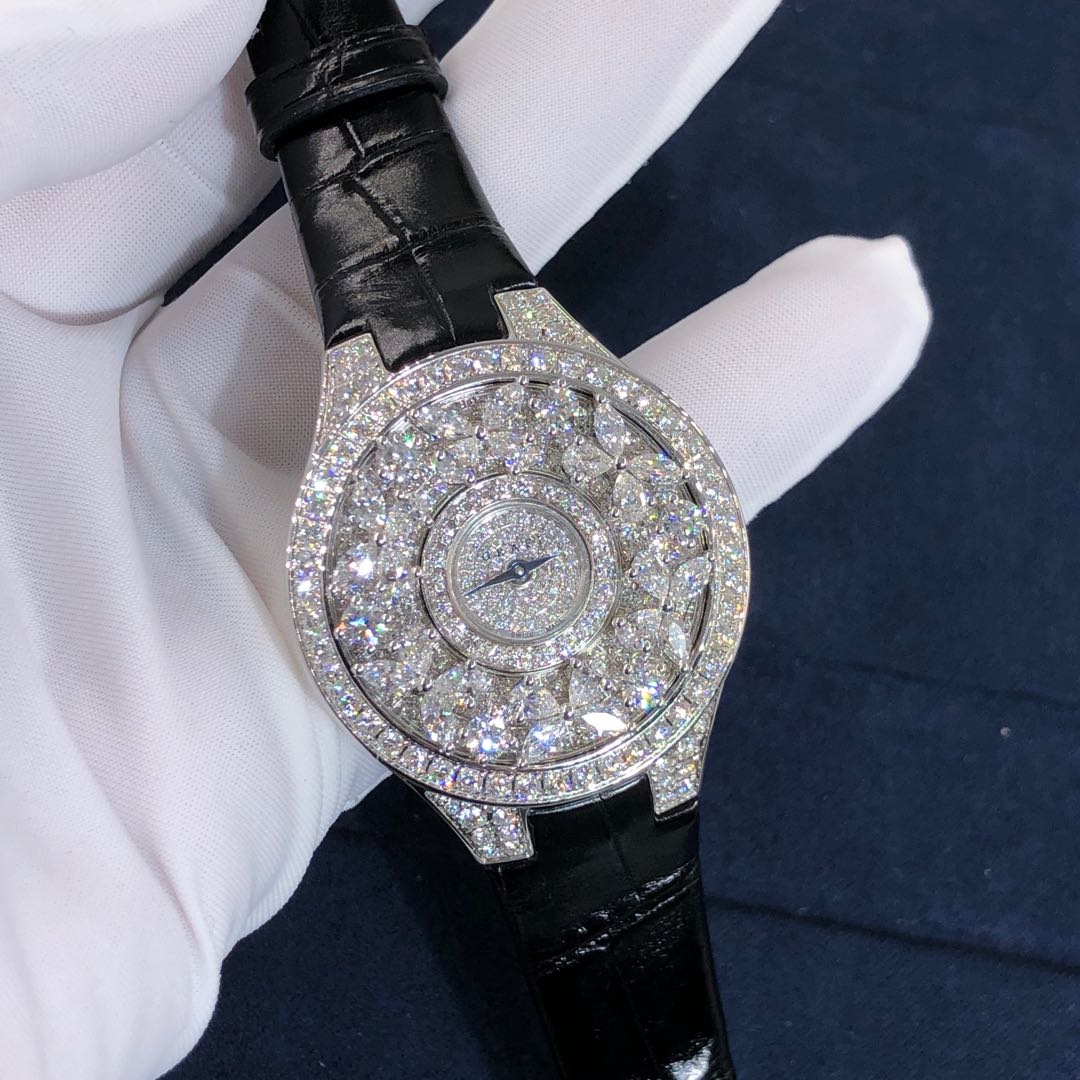 Graff Butterfly Series 18k Gold Full Diamond Women Watch 1