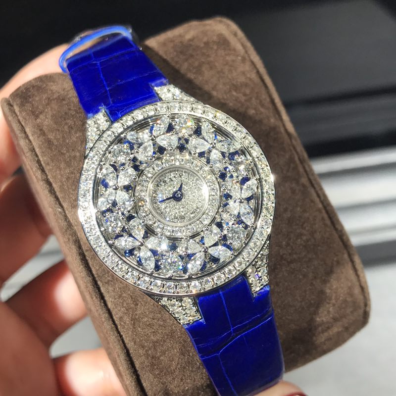 Graff Butterfly Series 18k Gold Full Diamond Women Watch 2