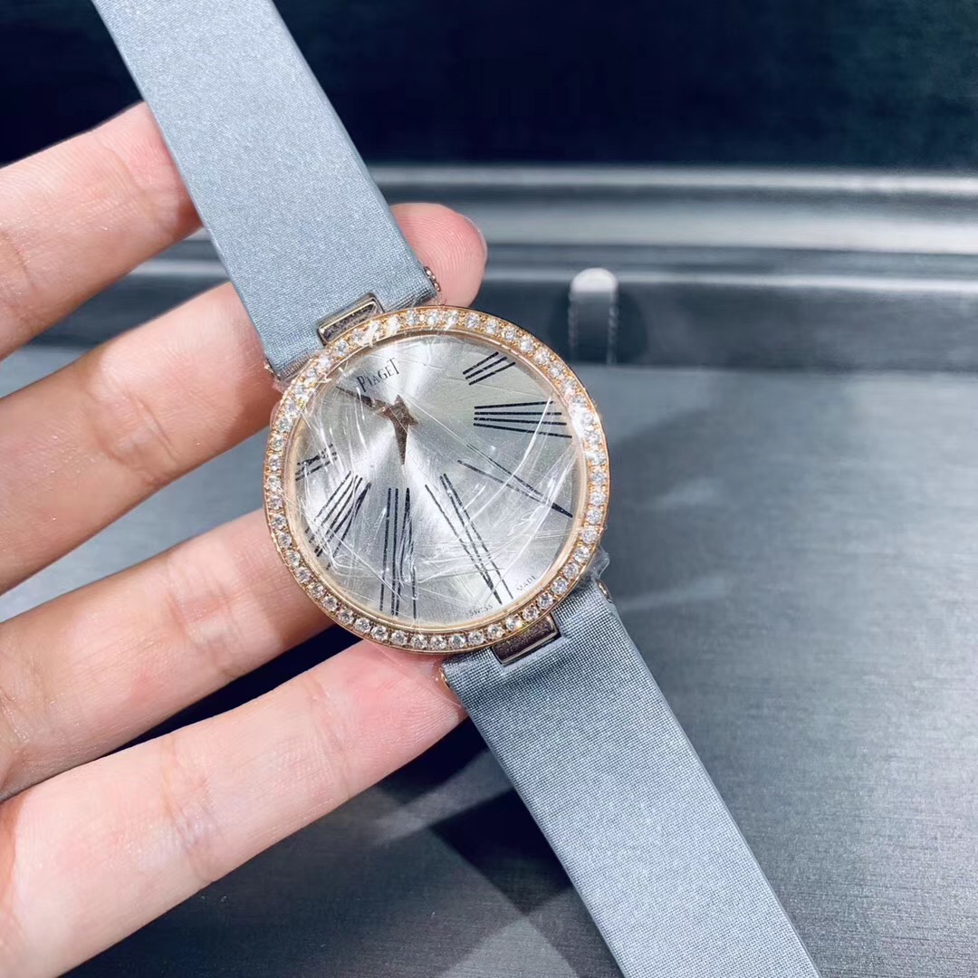 Piaget Limelight Gala Series 18k Gold Full Diamond Double Side Watch Custom Made