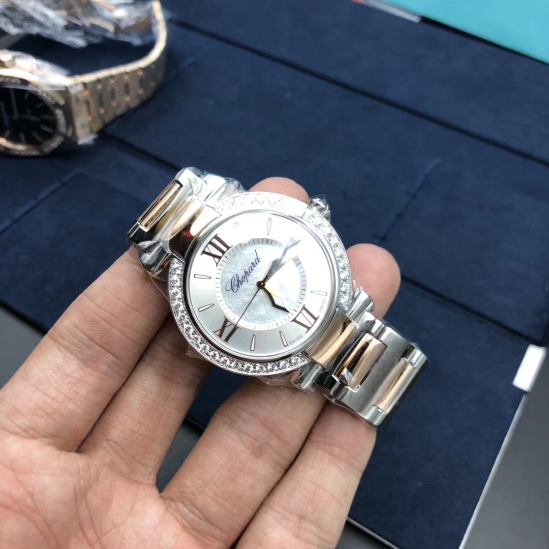 Chopard Imperiale Series 18k Gold Full Diamond Watch Custom Made