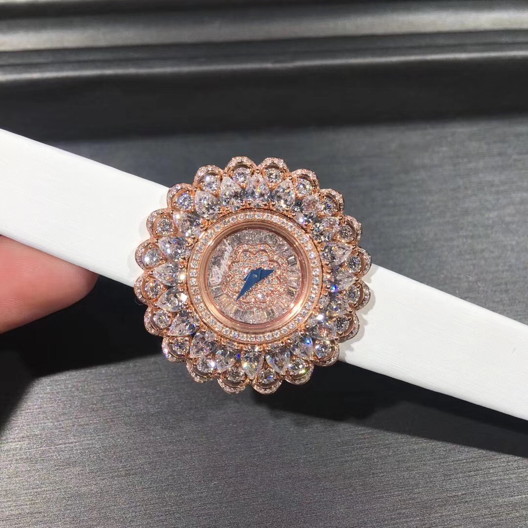 Chopard Precious Series 18k Gold Full Diamond Watch Custom Made
