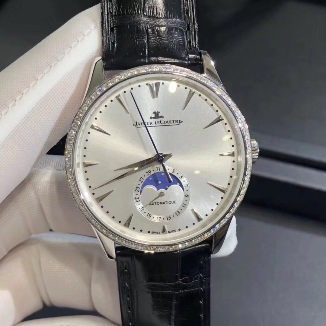 Jaeger-LeCoultre Master Series 18k Gold Diamond Watch High End Custom Made