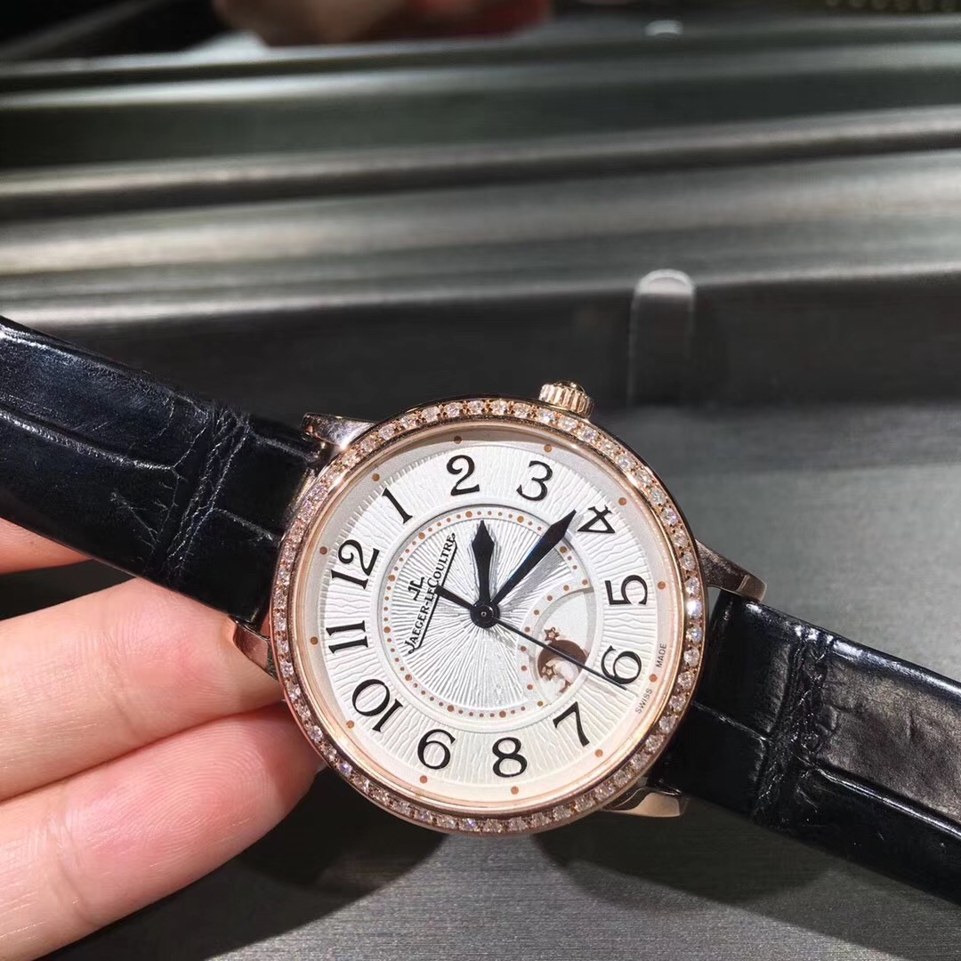 Jaeger-LeCoultre Rendez-Vous Series 18k Gold Diamond Watch High End Custom Made