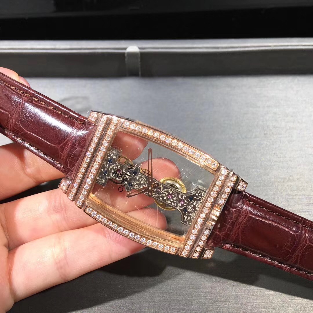 Corum Series 18k Gold Diamond Watch High End Custom Made